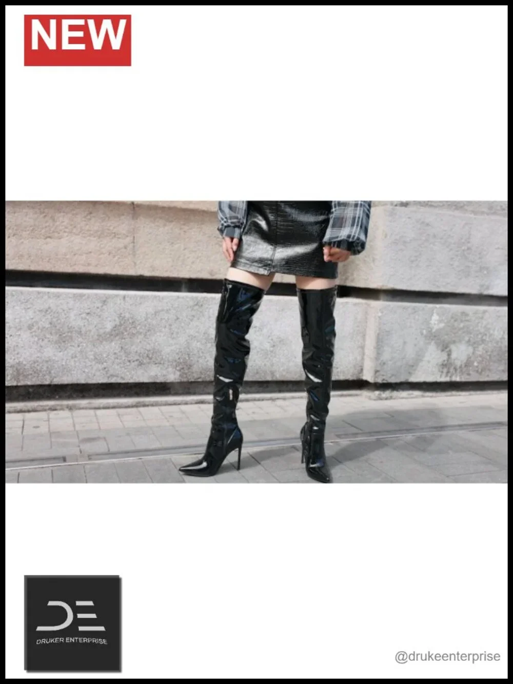 Over the Knee Boots Stiletto Pointed Toe Thigh High Heel Side Zipper Faux Suede